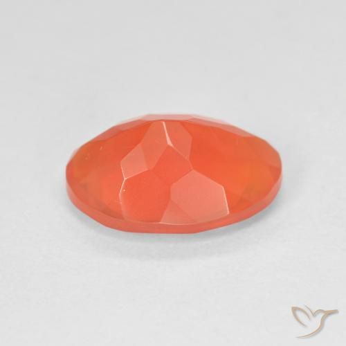 opala de fogo Laranja Intenso Natural 2.10ct, oval, Transparente