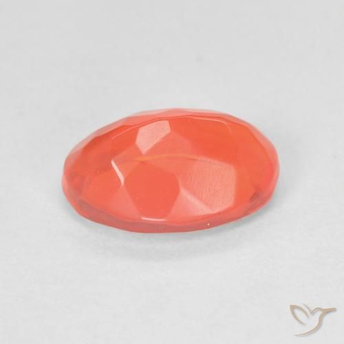opala de fogo Laranja Médio Natural 1.18ct, oval, Transparente