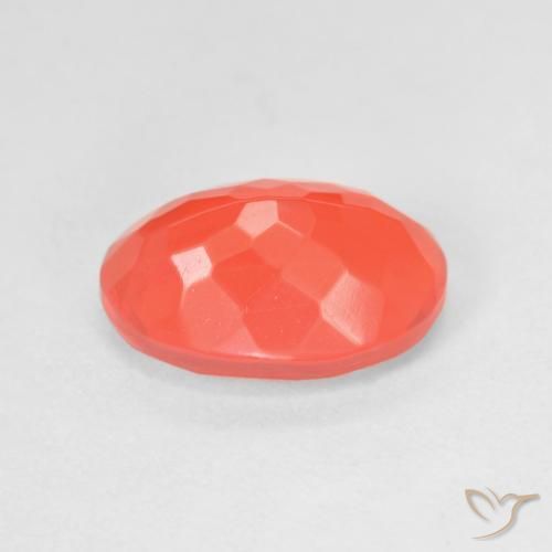 opala de fogo Laranja brilhante Natural 2.29ct, oval, Transparente