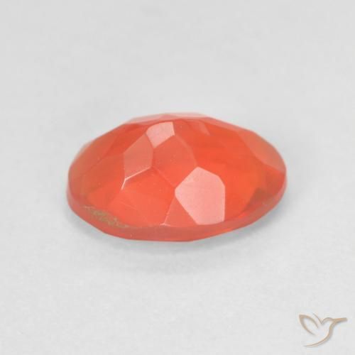 opala de fogo Laranja brilhante Natural 1.09ct, oval, Transparente