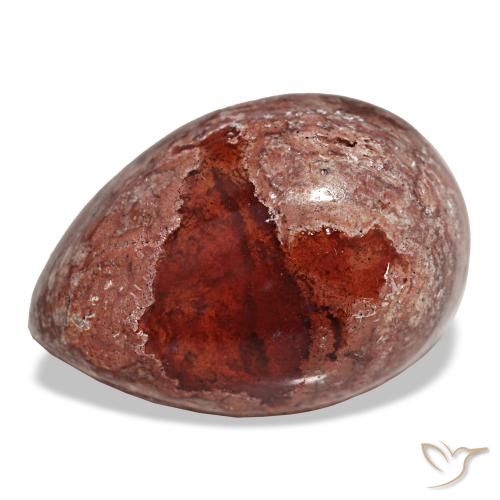 9.96ct multicolorido opala de fogo, formato de pêra, opaco