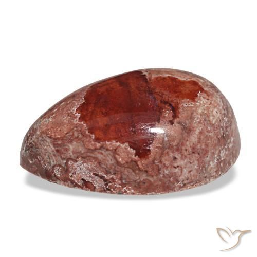 Opala de fogo multicolorido natural 9,96ct, formato de pêra, opaco