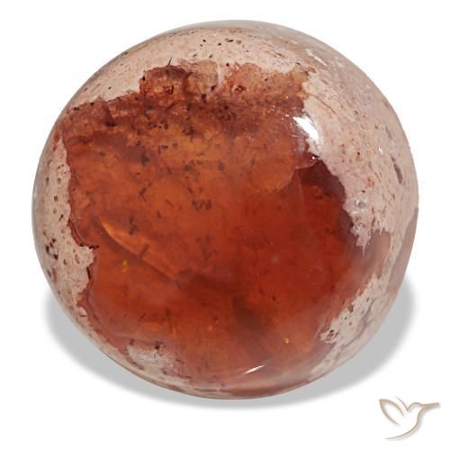 Opala de fogo multicolorido natural 12,24ct, corte redondo, opaco