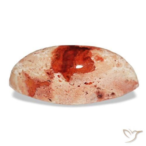 Opala de fogo multicolorido natural 6,24ct, marquise, opaco