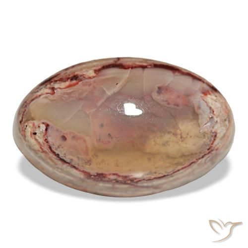 Opala de fogo multicolorido natural 14,89ct, corte oval, opaco