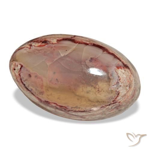 Opala de fogo multicolorido natural 14,89ct, corte oval, opaco