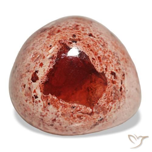 Opala de fogo multicolorido natural 19,28ct, formato de pêra, opaco