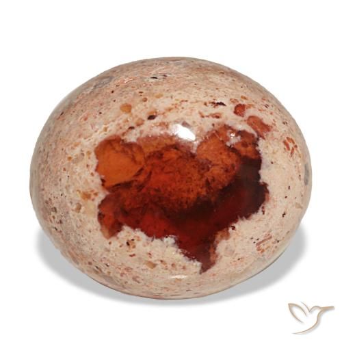 Opala de fogo multicolorido natural 12,67ct, corte oval, opaco