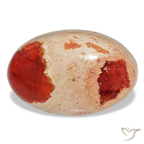 Opala de fogo multicolorido natural 23,11ct, corte oval, opaco