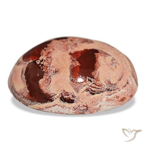 Opala de fogo multicolorido natural 15,97ct, corte oval, opaco