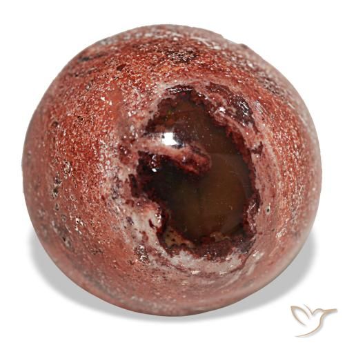 Opala de fogo multicolorido natural 14,26ct, corte oval, opaco
