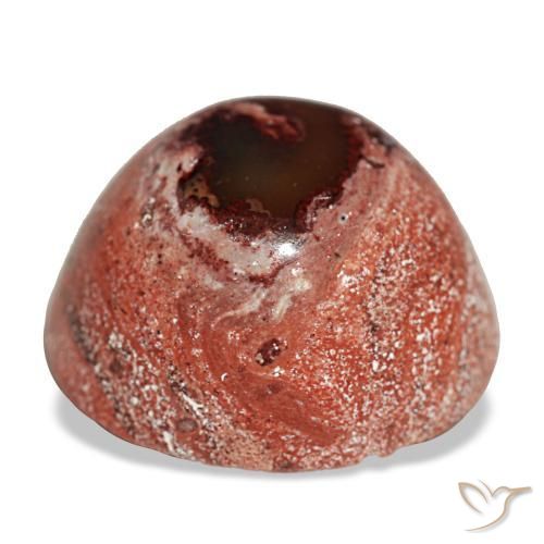 Opala de fogo multicolorido natural 14,26ct, corte oval, opaco