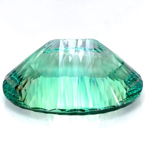 Fluorita multicolorido natural 84,68ct, corte oval, IF
