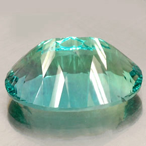 Fluorita multicolorido natural 25,96ct, corte oval, VVS-VS