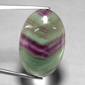 Fluorita multicolorido natural 36,30ct, transparente, transparente/translúcido