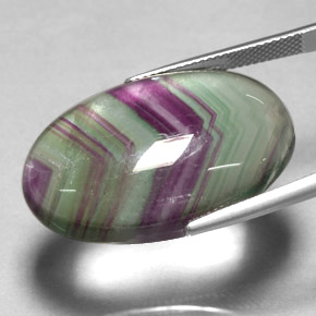 Fluorita multicolorido natural 36,30ct, transparente, transparente/translúcido
