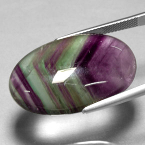Fluorita multicolorido natural 35,81ct, transparente, transparente/translúcido