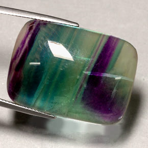 Fluorita multicolorido natural 48,88ct, transparente, transparente/translúcido