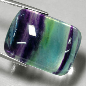 Fluorita multicolorido natural 55,61ct, transparente, transparente/translúcido