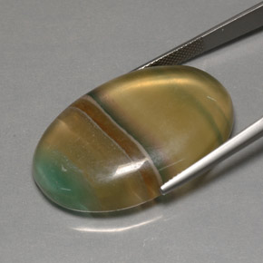 Fluorita multicolorido natural 60,11ct, transparente, transparente/translúcido