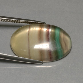 Fluorita multicolorido natural 35,91ct, transparente, transparente/translúcido