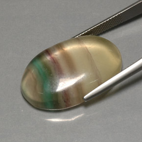 Fluorita multicolorido natural 35,91ct, transparente, transparente/translúcido