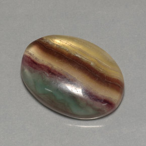 Fluorita multicolorido natural 31,62ct, transparente, transparente/translúcido