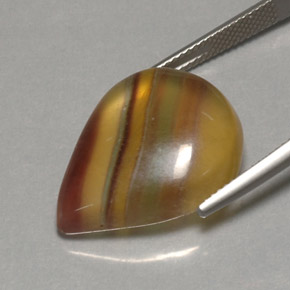 Fluorita multicolorido natural 23,37ct, transparente, transparente/translúcido