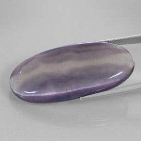 Fluorita multicolorido natural 60,84ct, corte oval, transparente