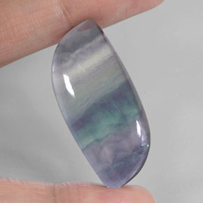 Fluorita multicolorido natural 37,44ct, forma extravagante, transparente