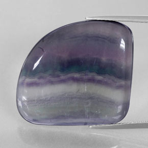 Fluorita multicolorido natural 31,33ct, forma extravagante, transparente