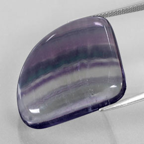 Fluorita multicolorido natural 31,33ct, forma extravagante, transparente