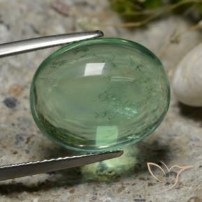 Fluorita Verde Frio Natural 15.94ct, oval, Transparente