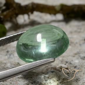 Fluorita Luz verde Natural 4.75ct, oval, Transparente
