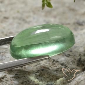 Fluorita Luz verde Natural 7.35ct, oval, Transparente