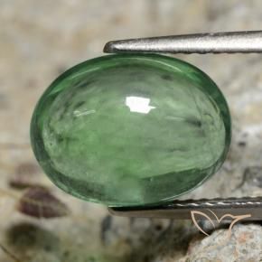 Fluorita Luz verde Natural 5.16ct, oval, Transparente