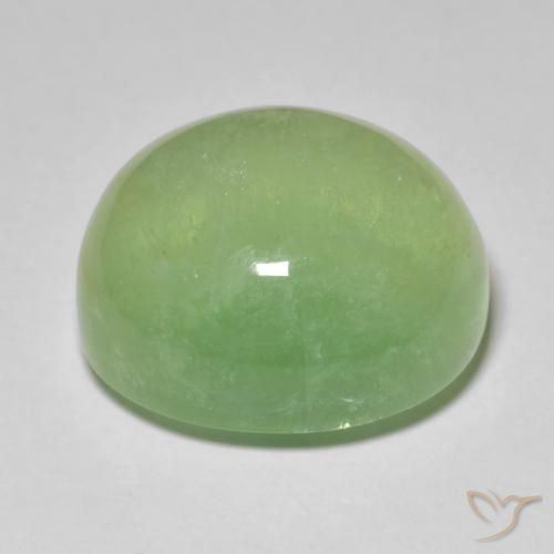 Fluorita verde pêra Natural 26.52ct, oval, Translúcido