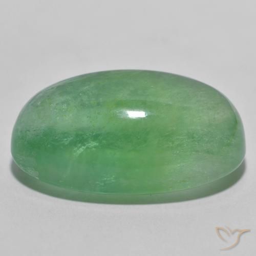 Fluorita verde quente Natural 26.04ct, oval, Transparente