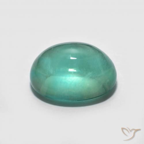 Fluorita Verde Frio Natural 4.49ct, oval, Transparente