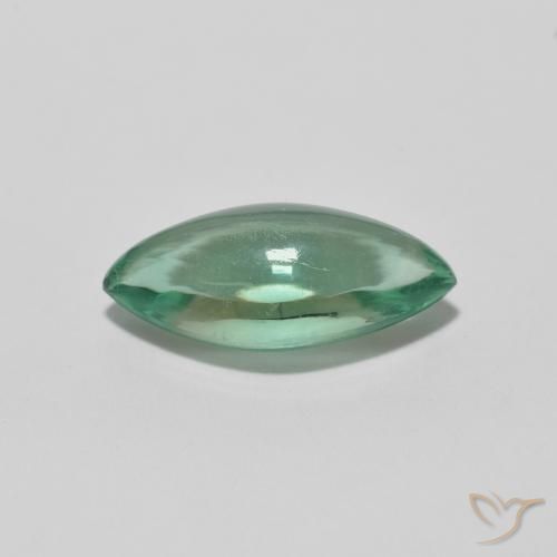 Fluorita Muito claro amarelo verde Natural 2.74ct, Marquesa, Transparente