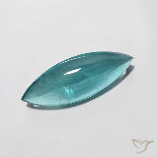 Fluorita turquesa natural 5,24ct, marquise, transparente