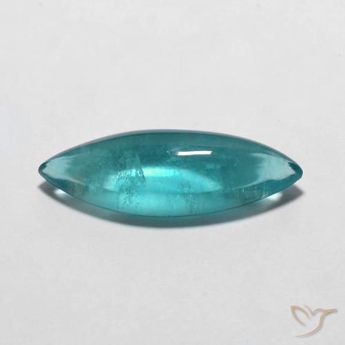 Fluorita turquesa natural 5,24ct, marquise, transparente
