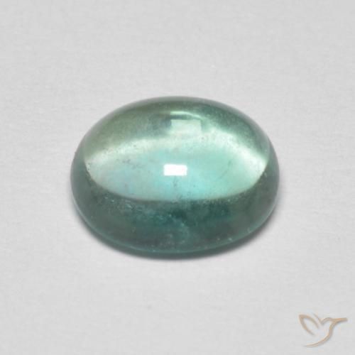 Fluorita Verde pálido Natural 2.19ct, oval, Transparente