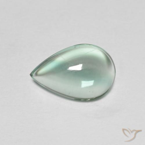 2.01ct Natural Azul claro verde Fluorita, Formato de pêra, Transparente