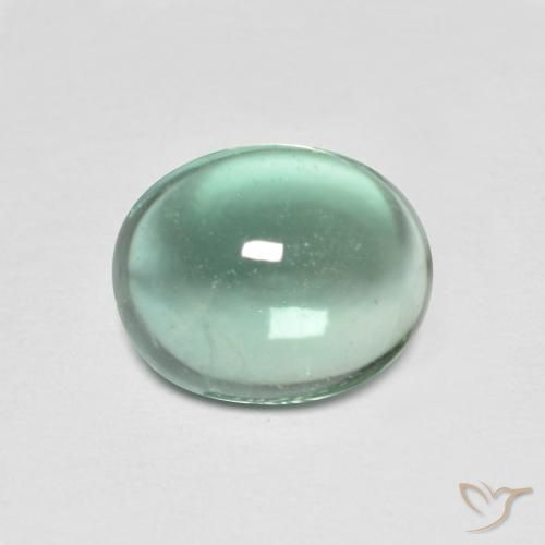 4.54ct Natural Verde Frio Fluorita, oval, Transparente
