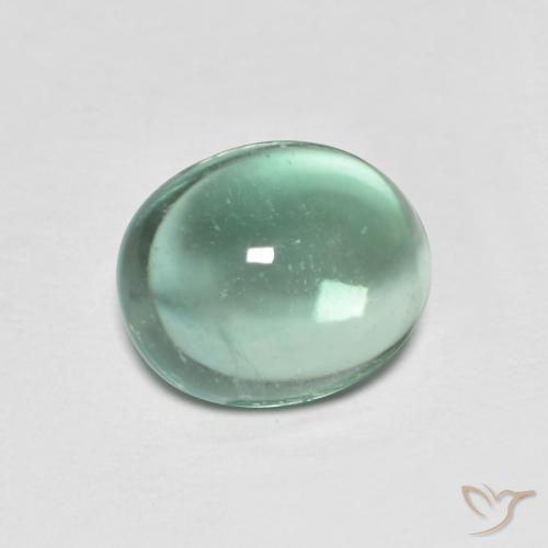 Fluorita Verde Frio Natural 4.54ct, oval, Transparente