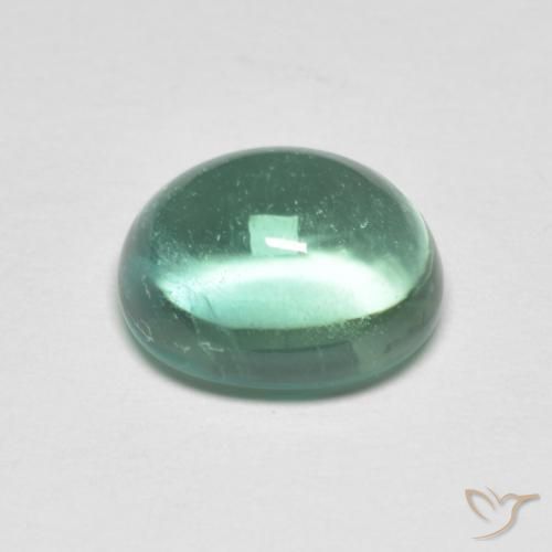 Fluorita Verde Frio Natural 4.54ct, oval, Transparente