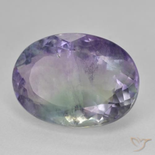 Fluorita Multicolorido Natural 22.11ct, oval, SI