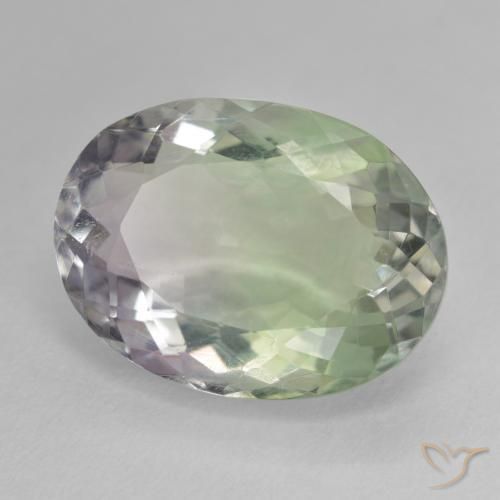 Fluorita Multicolorido Natural 19.24ct, oval, VS