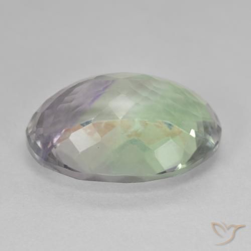 Fluorita Multicolorido Natural 19.24ct, oval, VS